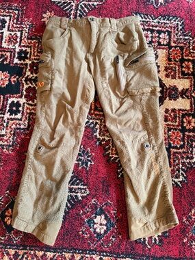 First Lite Obsidian Wool Pants in olive Green Size Medium FLAWED